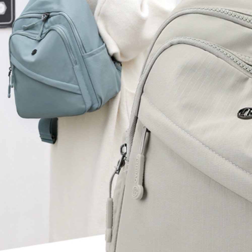 Teal Backpack With Multiple Compartments - image 8